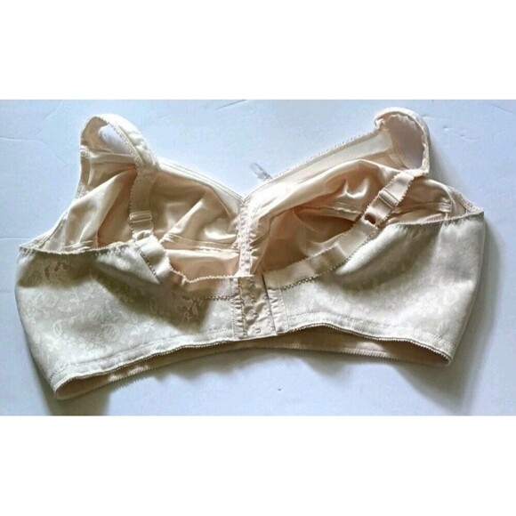 Playtex 18 Hour Bra Size 48DDD Beige Wireless Bullet Comfort Padded Straps 4693 - Picture 5 of 6